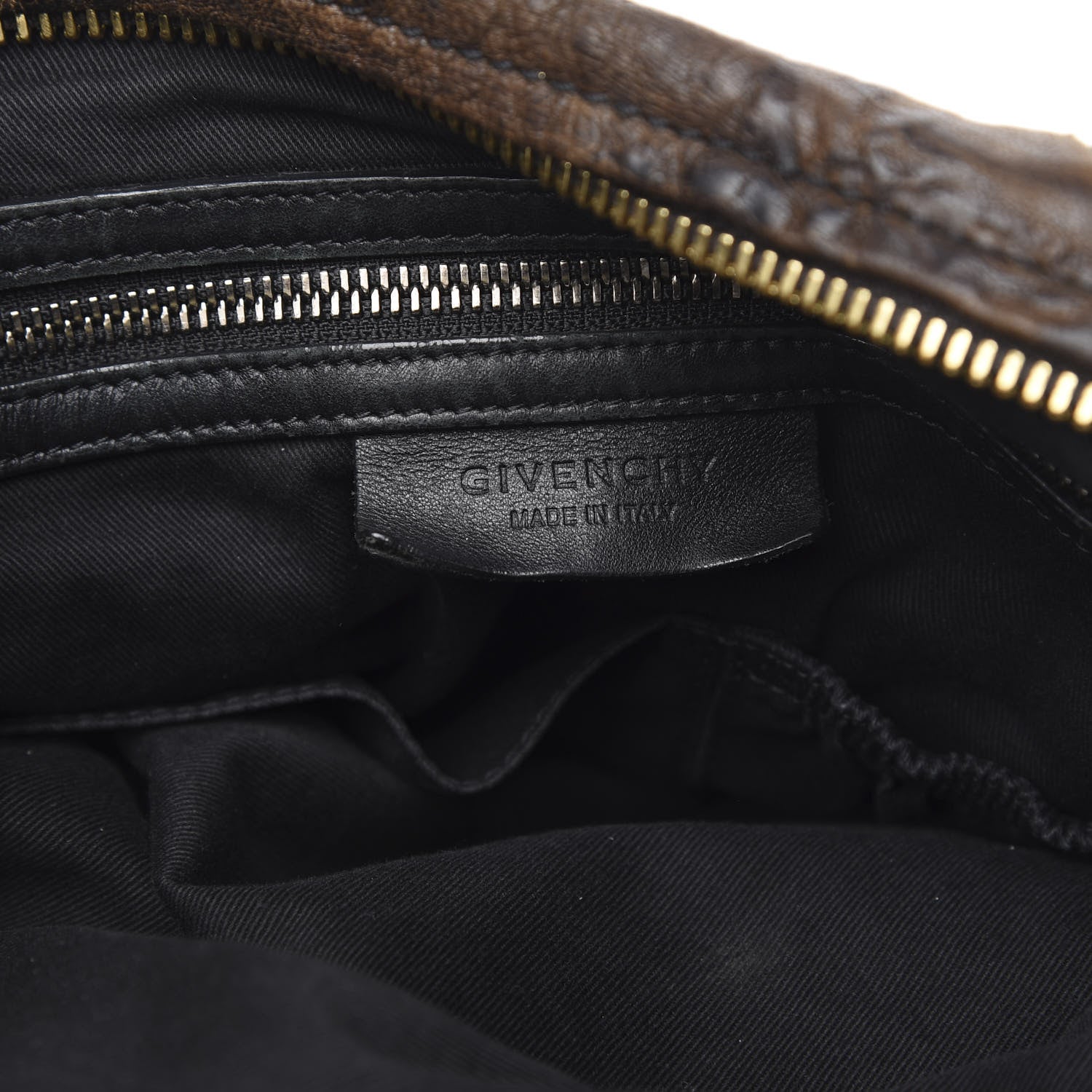 Givenchy Tumbled Sheepskin Medium Pandora Charcoal 6 of 16