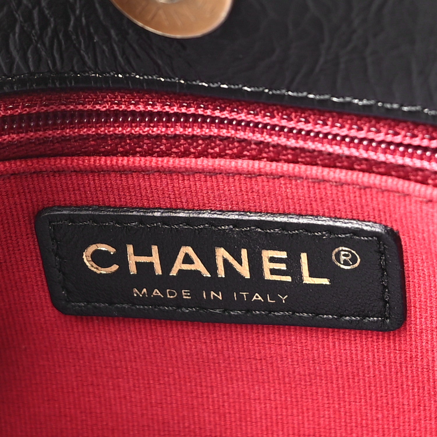 Chanel Shiny Crumpled Calfskin Quilted Wavy CC Hobo Black 6 of 10