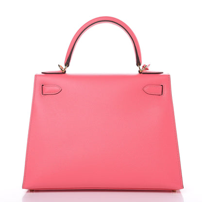 Hermes Epsom Kelly Sellier 28 Rose Azalee 4 of 33