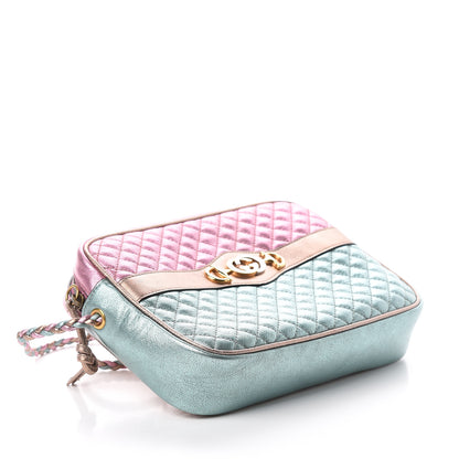 Gucci Laminated Nappa Trapuntata Small Zumi Shoulder Bag Rosa Lago Rame 3 of 8