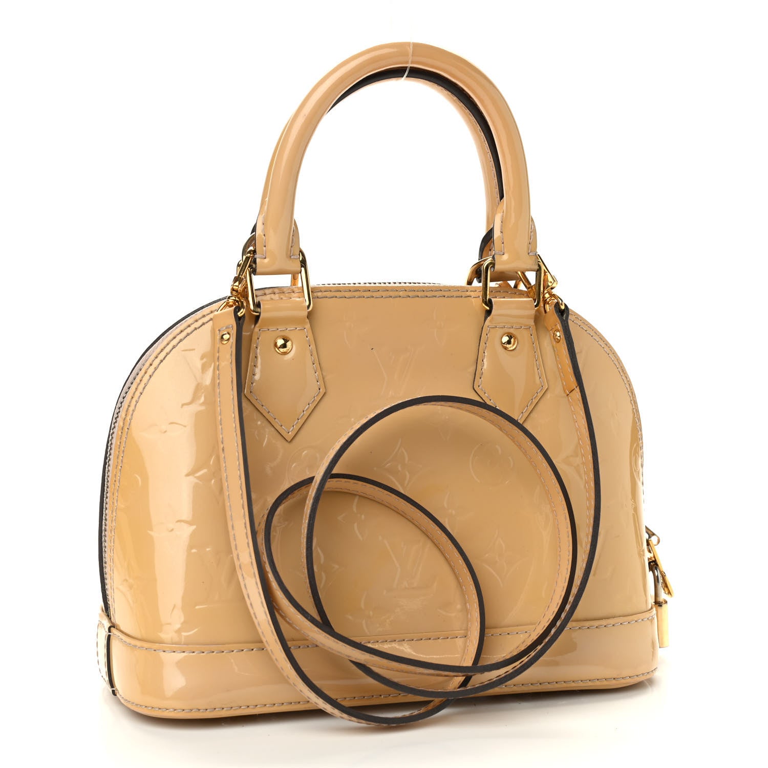 Louis Vuitton Vernis Alma BB Noisette 3 of 11