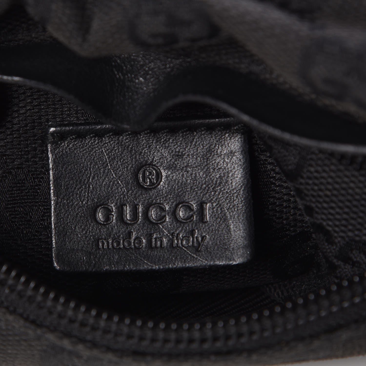 Gucci GG Monogram Double Pocket Belt Bag Black 6 of 7