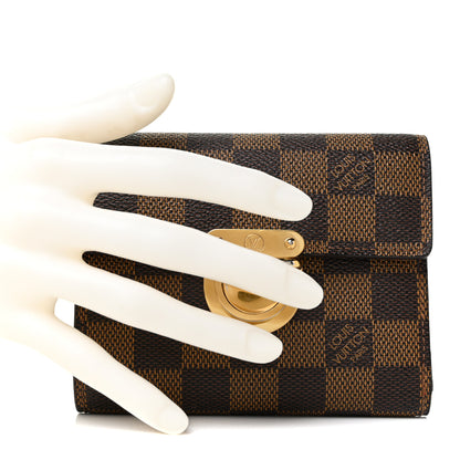Louis Vuitton Damier Ebene Koala Compact Wallet 3 of 12
