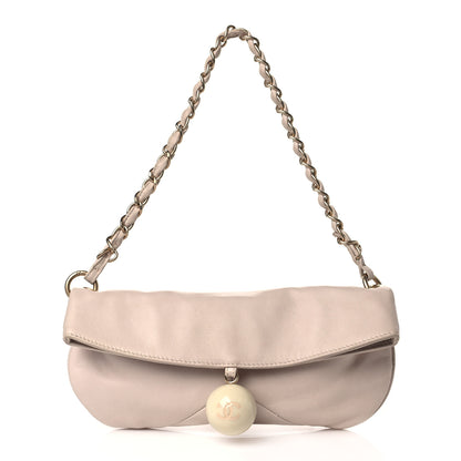 Chanel Lambskin Small Coco Ball Fold Over Bag Light Pink 1 of 9