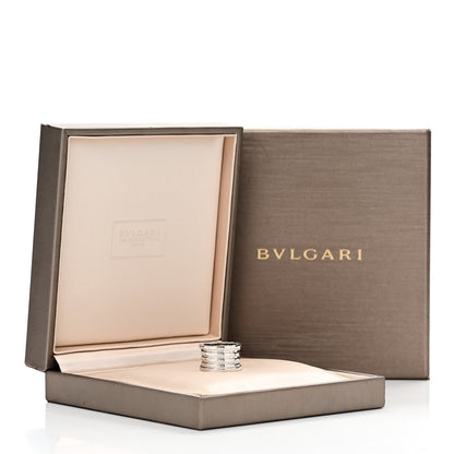 Bulgari 18K White Gold B.Zero1 Four-Band Ring 51 5.75 6 of 6