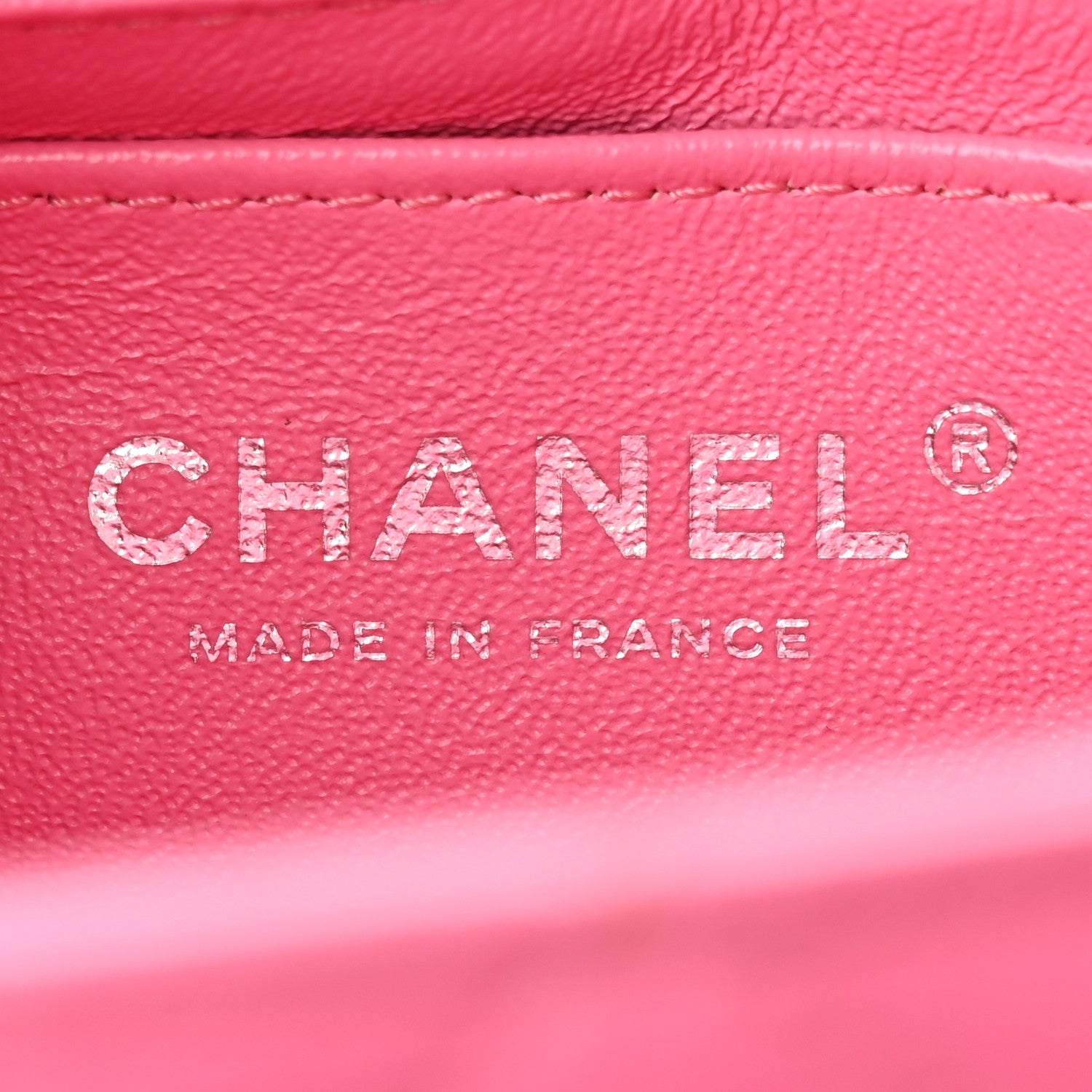 Chanel Lambskin Quilted Mini Rectangular Flap Pink 5 of 14