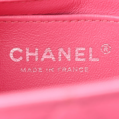 Chanel Lambskin Quilted Mini Rectangular Flap Pink 5 of 14