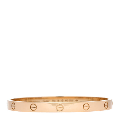 Cartier 18K Yellow Gold LOVE Bracelet 19 1 of 5