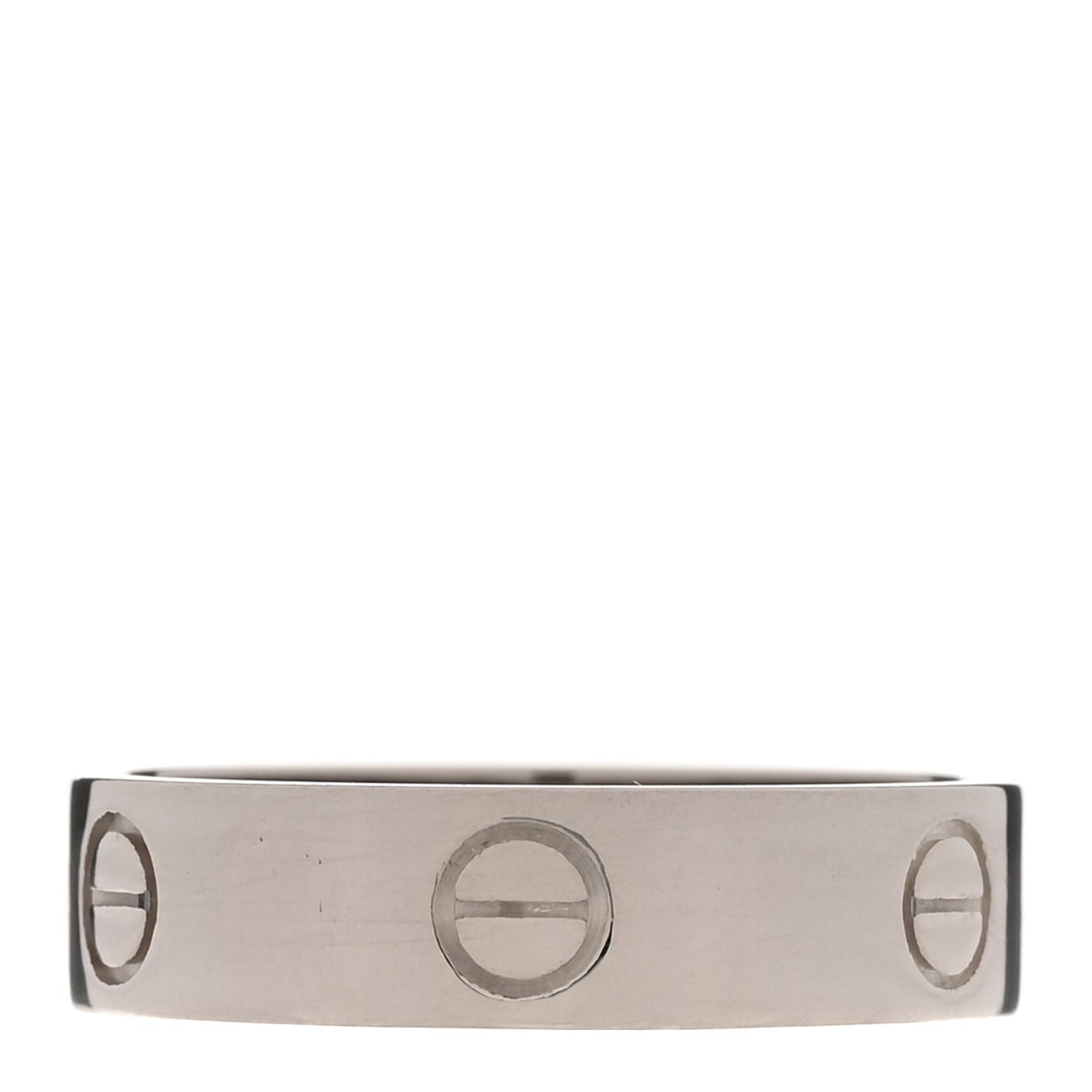 18K White Gold 5.5mm LOVE Ring 61 9.5