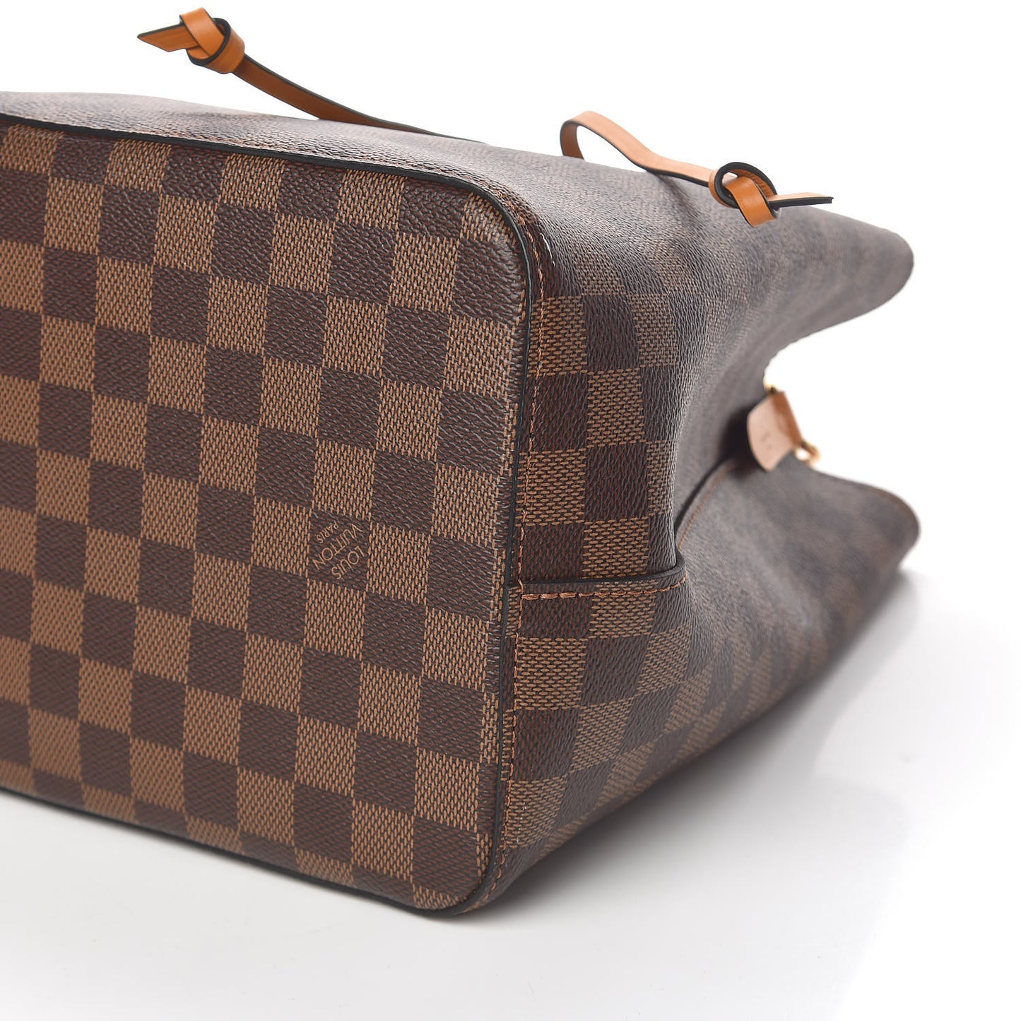 Damier Ebene Neonoe MM Safran