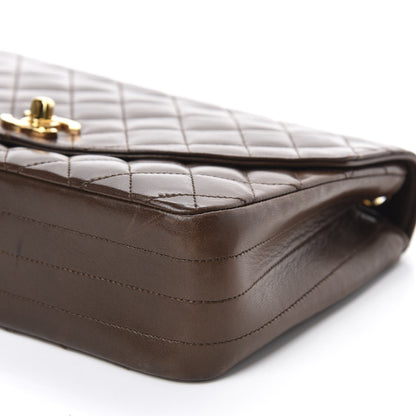 Chanel Lambskin Quilted Small Single Flap Brown 7 of 11