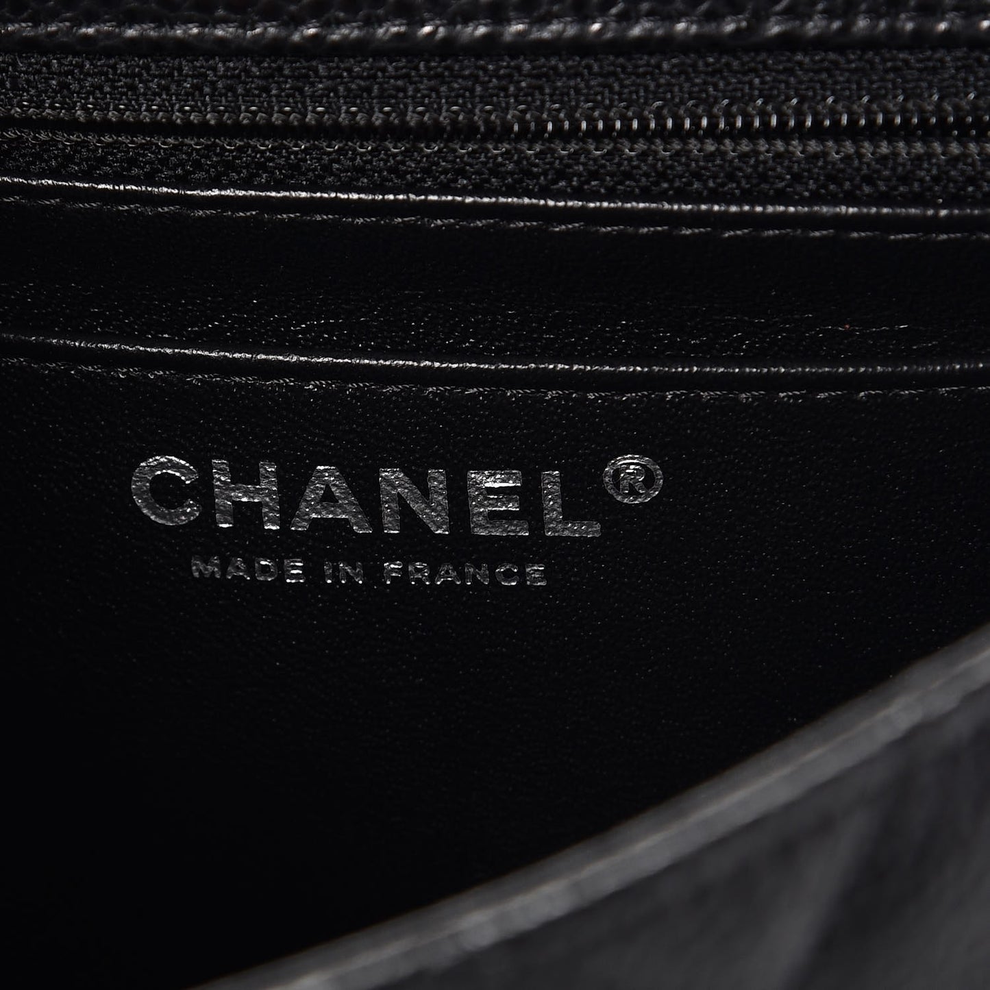 Caviar Quilted Mini Rectangular Flap Black