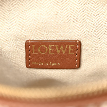 Loewe Jacquard Anagram Calfskin Small Cubi Bag Tan Pecan 6 of 10