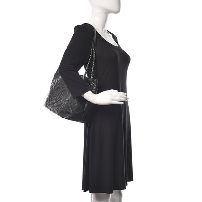Chanel Caviar Quilted CC Timeless Soft Tote Black 2 of 14