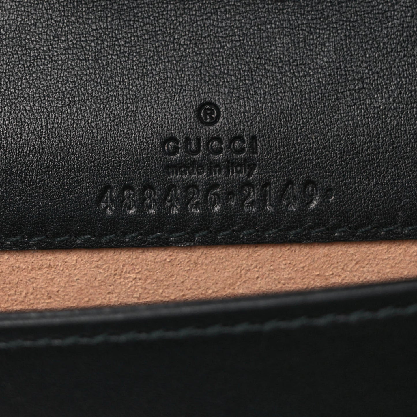 Calfskin Matelasse GG Marmont Mini Bag Black