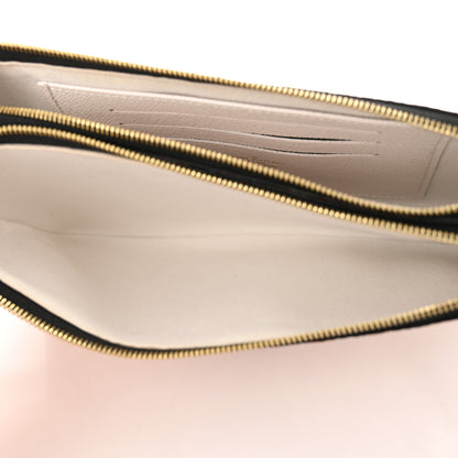 Louis Vuitton Monogram Giant Crafty Double Zip Pochette Creme Caramel 6 of 11