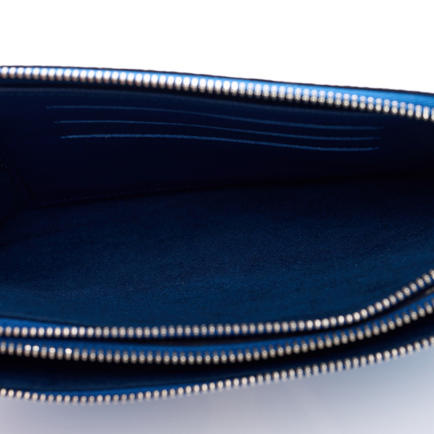 Monogram Giant Escale Double Zip Pochette Blue
