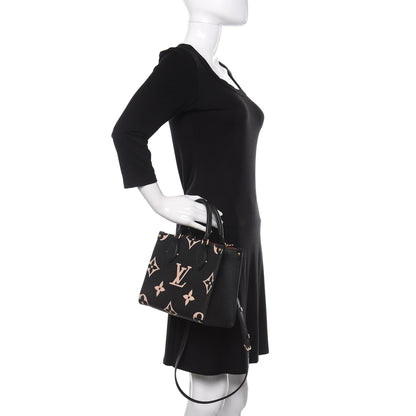Louis Vuitton Empreinte Monogram Giant Onthego PM Black Beige 3 of 11