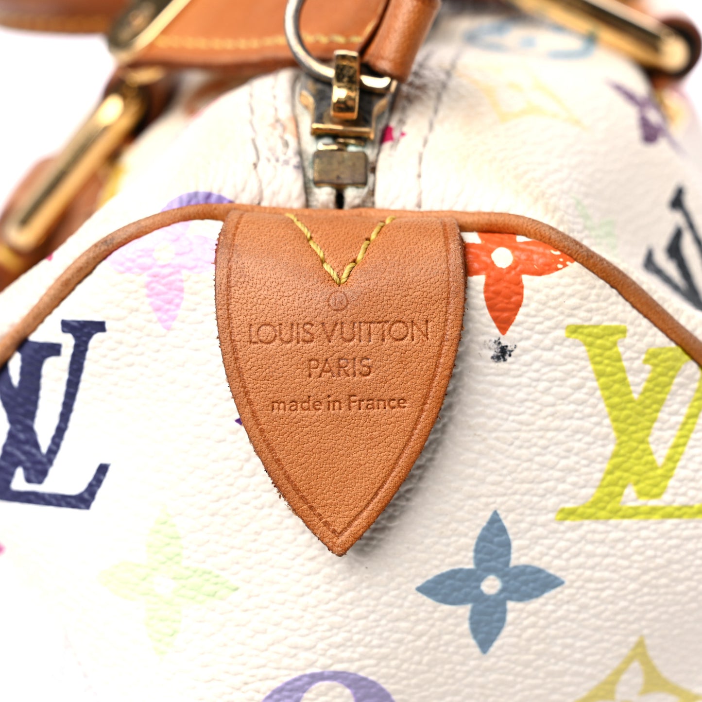 Monogram Multicolor Speedy 30 White