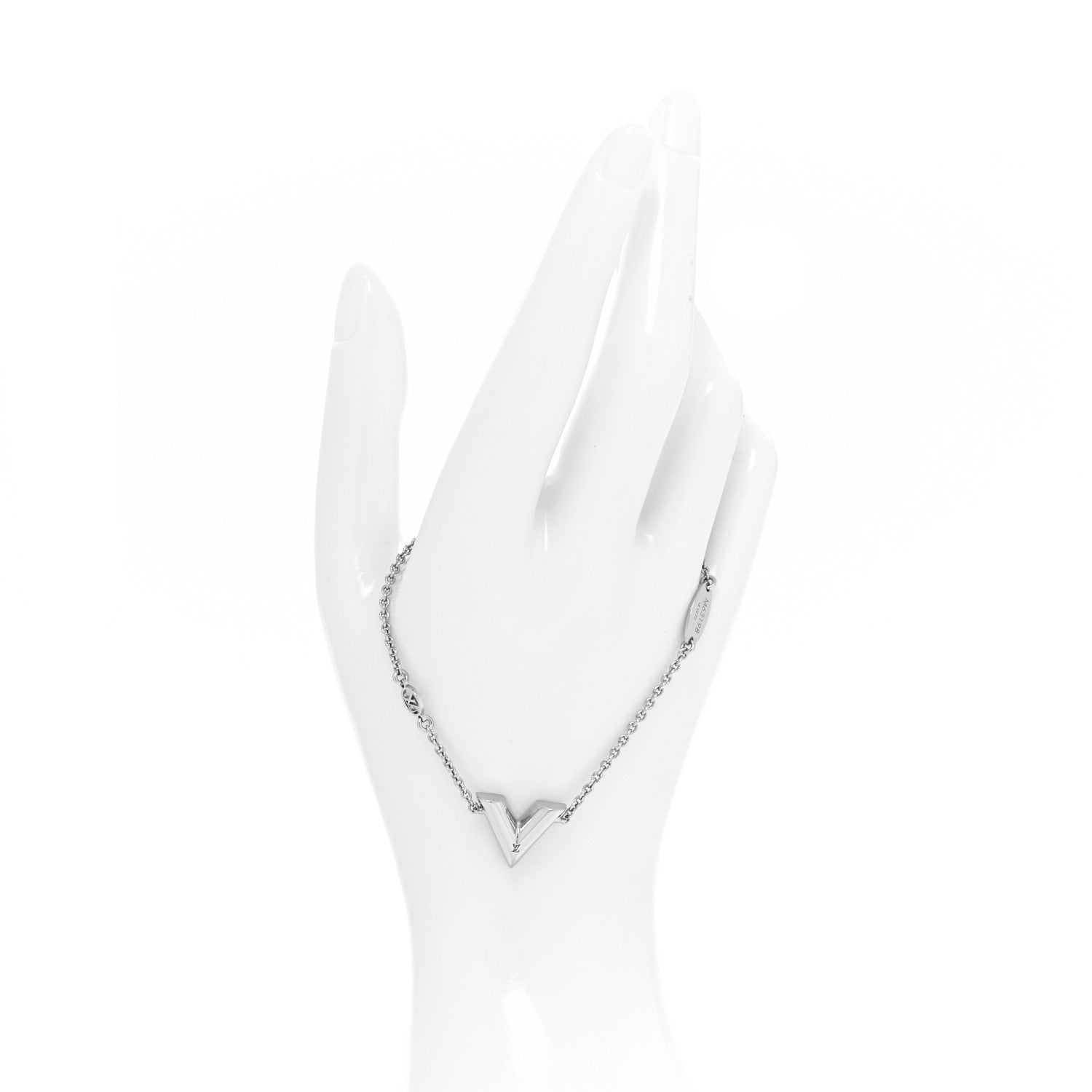 Louis Vuitton Essential V Supple Bracelet Silver 2 of 6