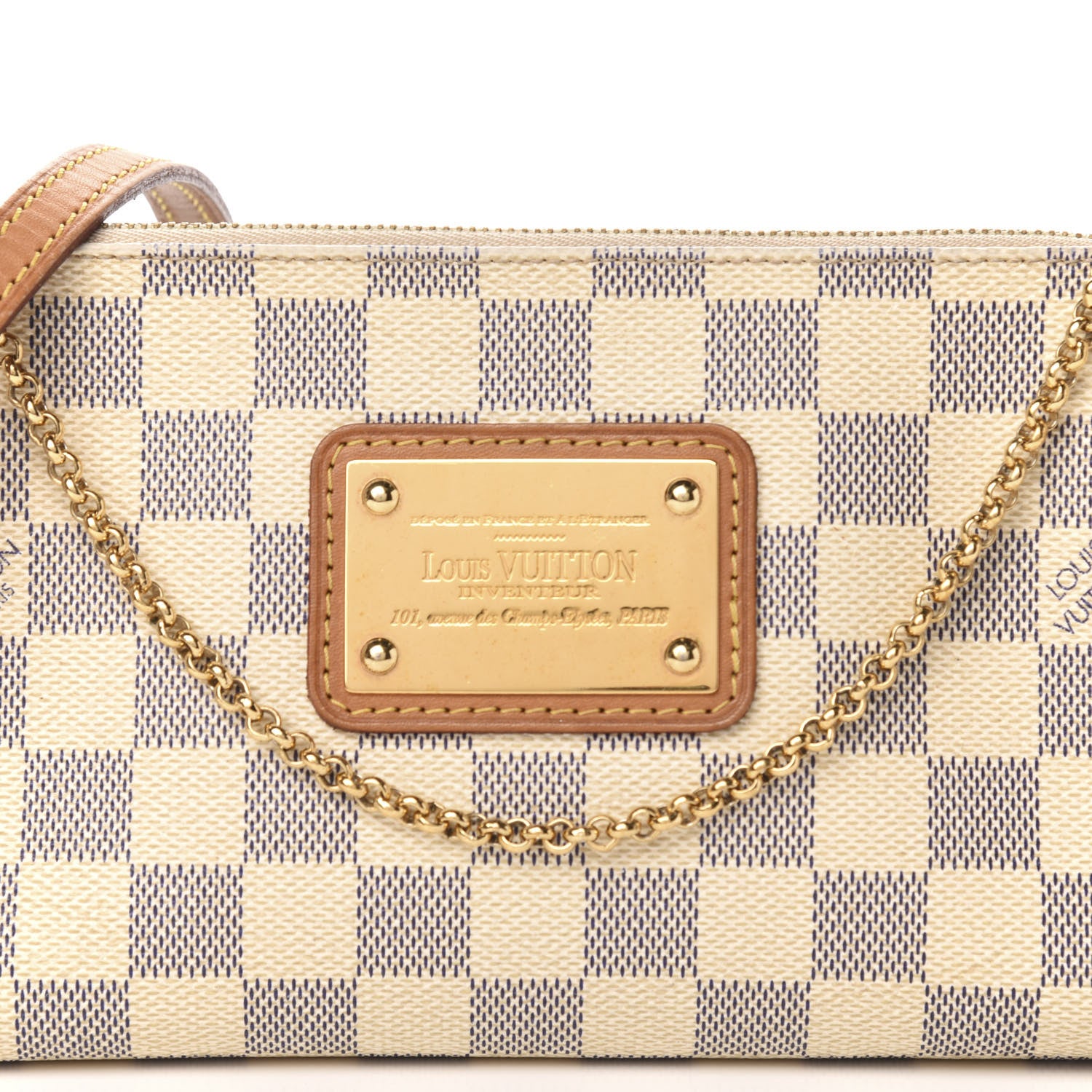Louis Vuitton Damier Azur Eva Clutch 10 of 10