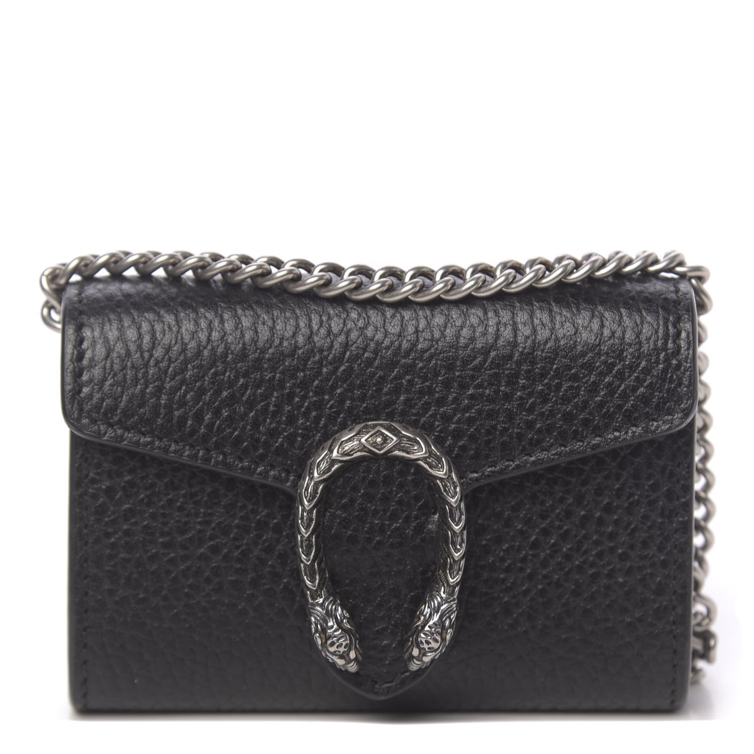 Gucci Calfskin Dionysus Coin Purse Black 1 of 7