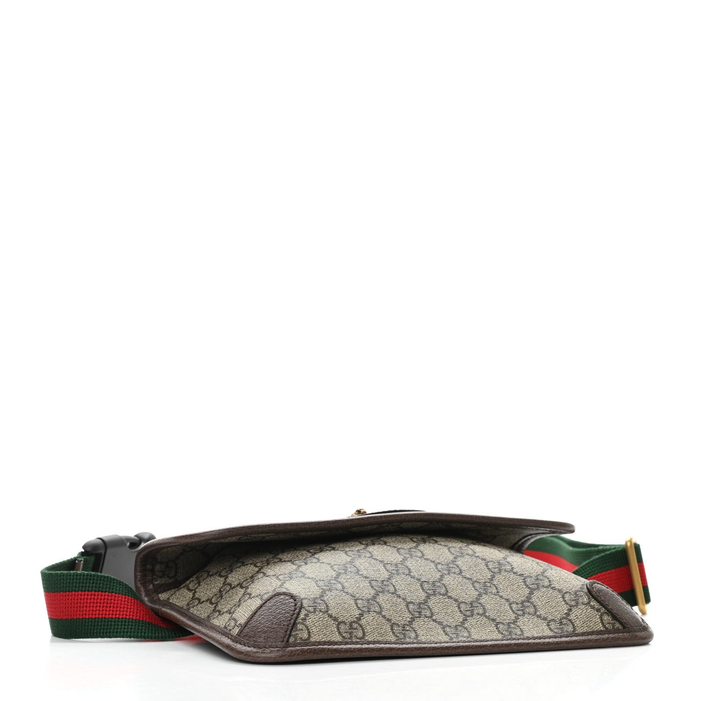 GG Supreme Monogram Neo Vintage Web Belt Bag Brown