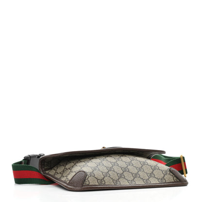 Gucci GG Supreme Monogram Neo Vintage Web Belt Bag Brown 4 of 11