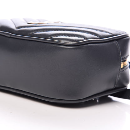 Saint Laurent Calfskin Matelasse Monogram Lou Belt Bag Dark Smog 9 of 10