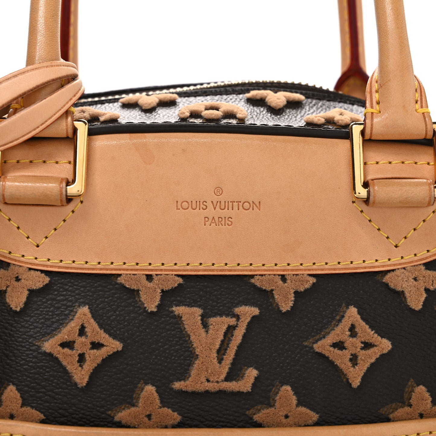 Monogram Tuffetage Deauville Cube Caramel