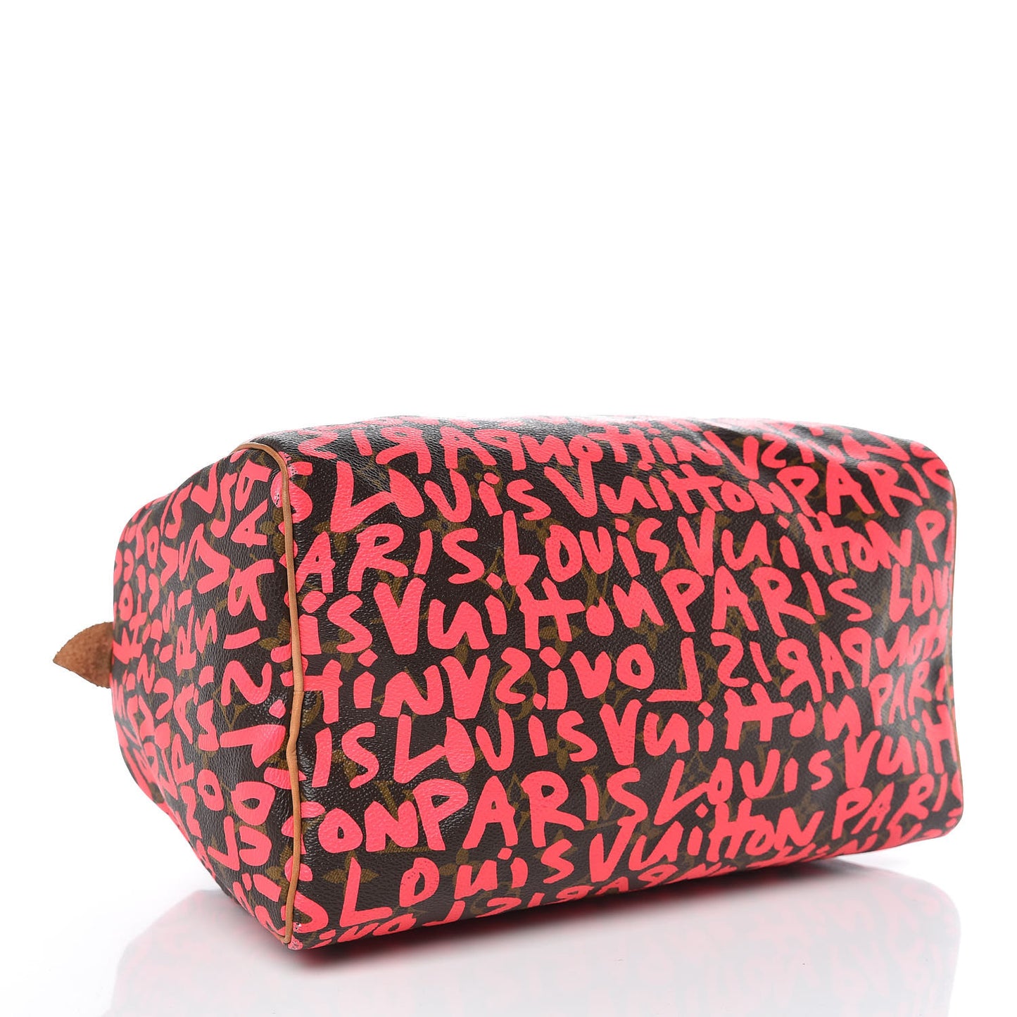 Monogram Graffiti Speedy 30 Fuchsia