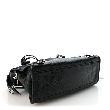 Balenciaga Agneau Classic Silver Hardware Mini City Black 5 of 10