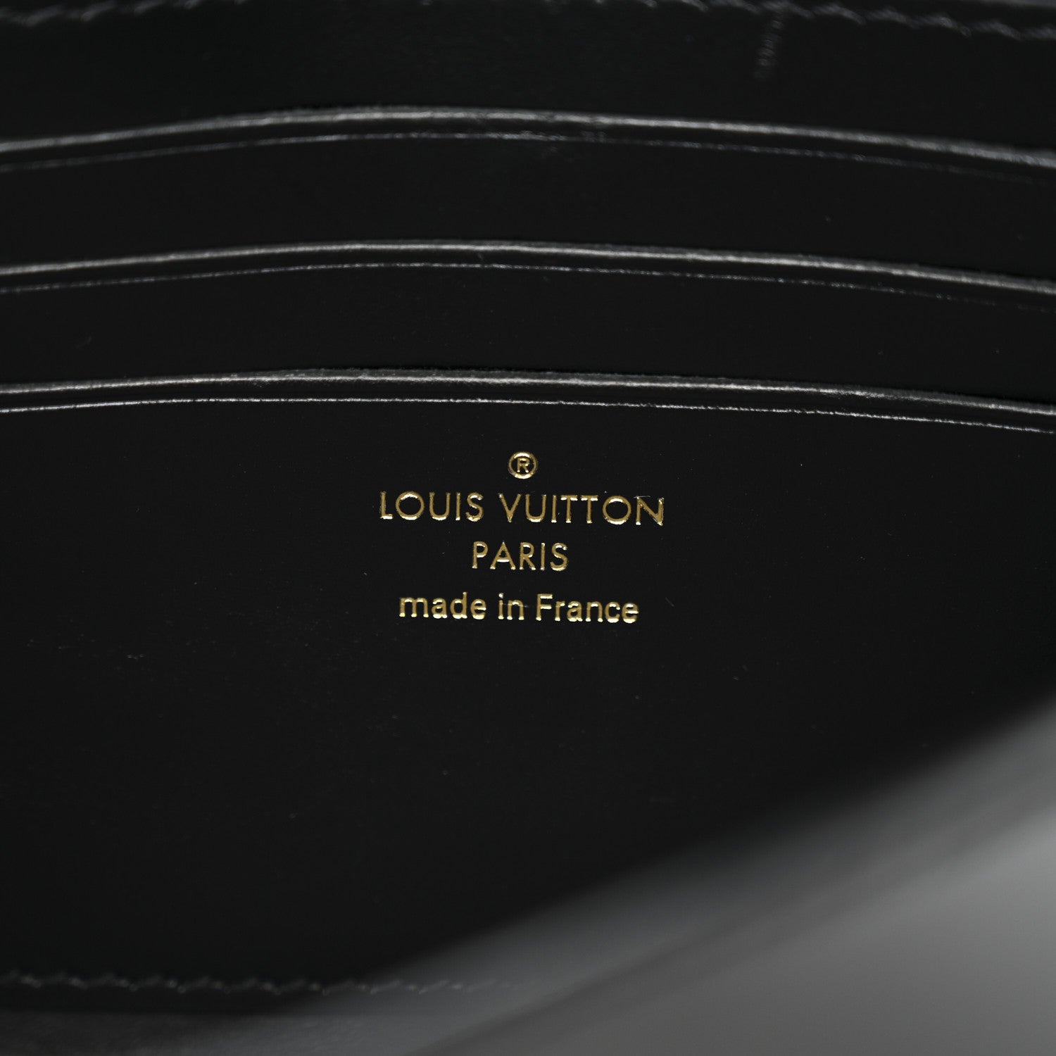 Louis Vuitton Calfskin LV Wallet On Chain Capucines Black 6 of 9