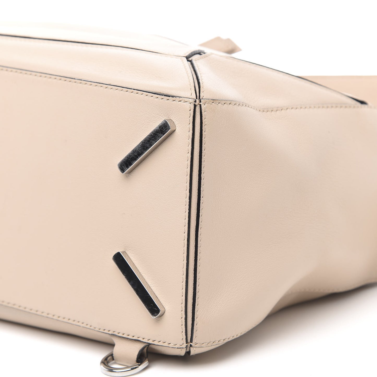 Calfskin Medium Puzzle Bag Light Oat