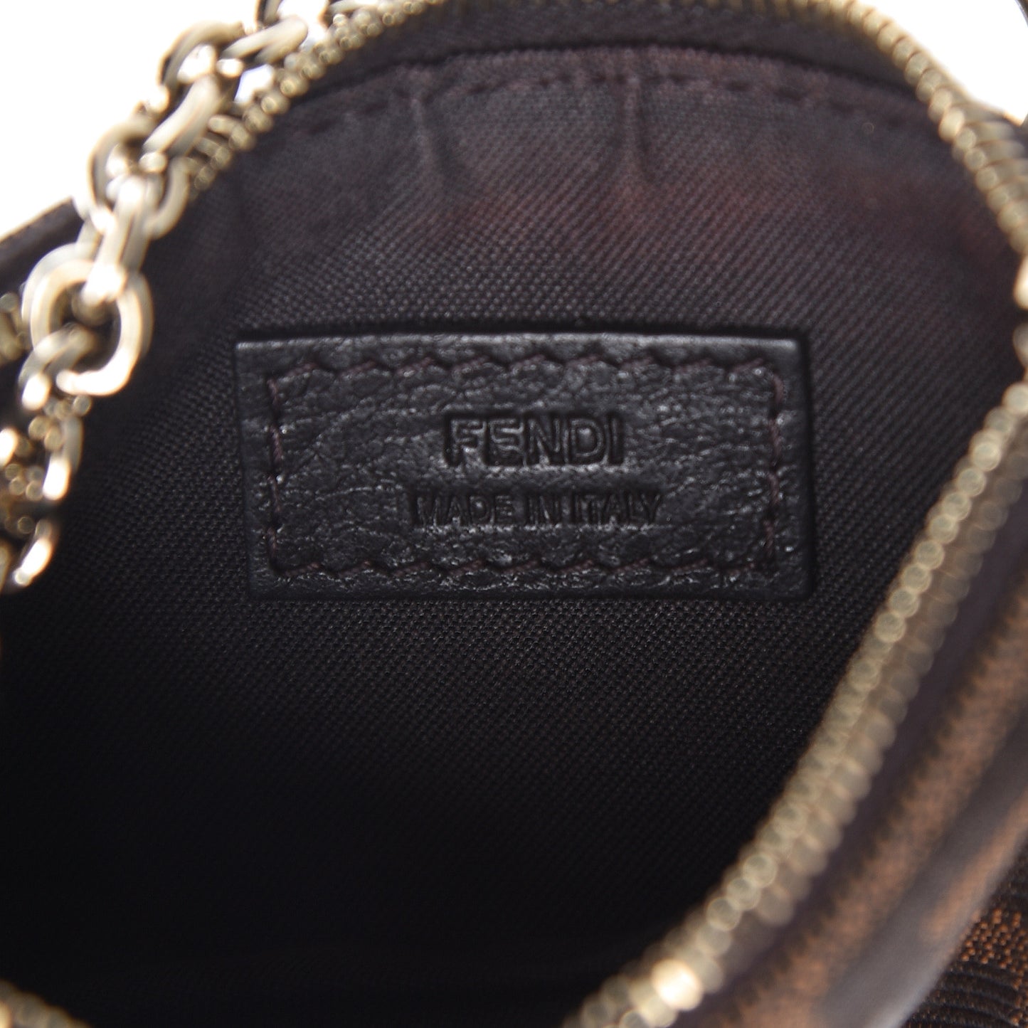 Zucca Coin Pouch Key Case Tobacco