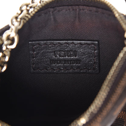 Fendi Zucca Coin Pouch Key Case Tobacco 6 of 7