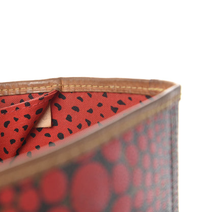 Louis Vuitton Monogram Kusama Waves Neverfull MM Red 9 of 10