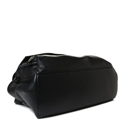 Givenchy Grained Calfskin Metal Stitch Medium Pandora Pure Flap Bag Black 4 of 15