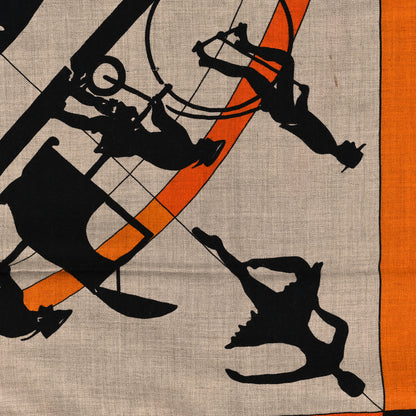 Hermes Cashmere Silk Jeux d'Ombres Shawl 140 4 of 4