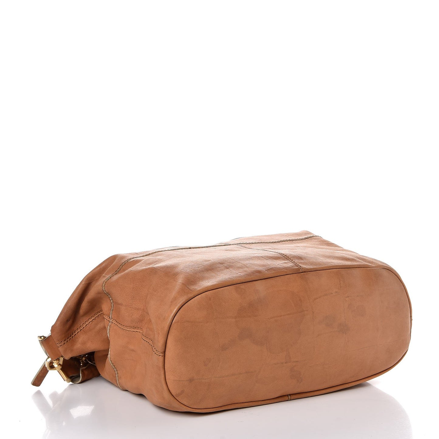 Wrinkled Lambskin Medium Nightingale Tan