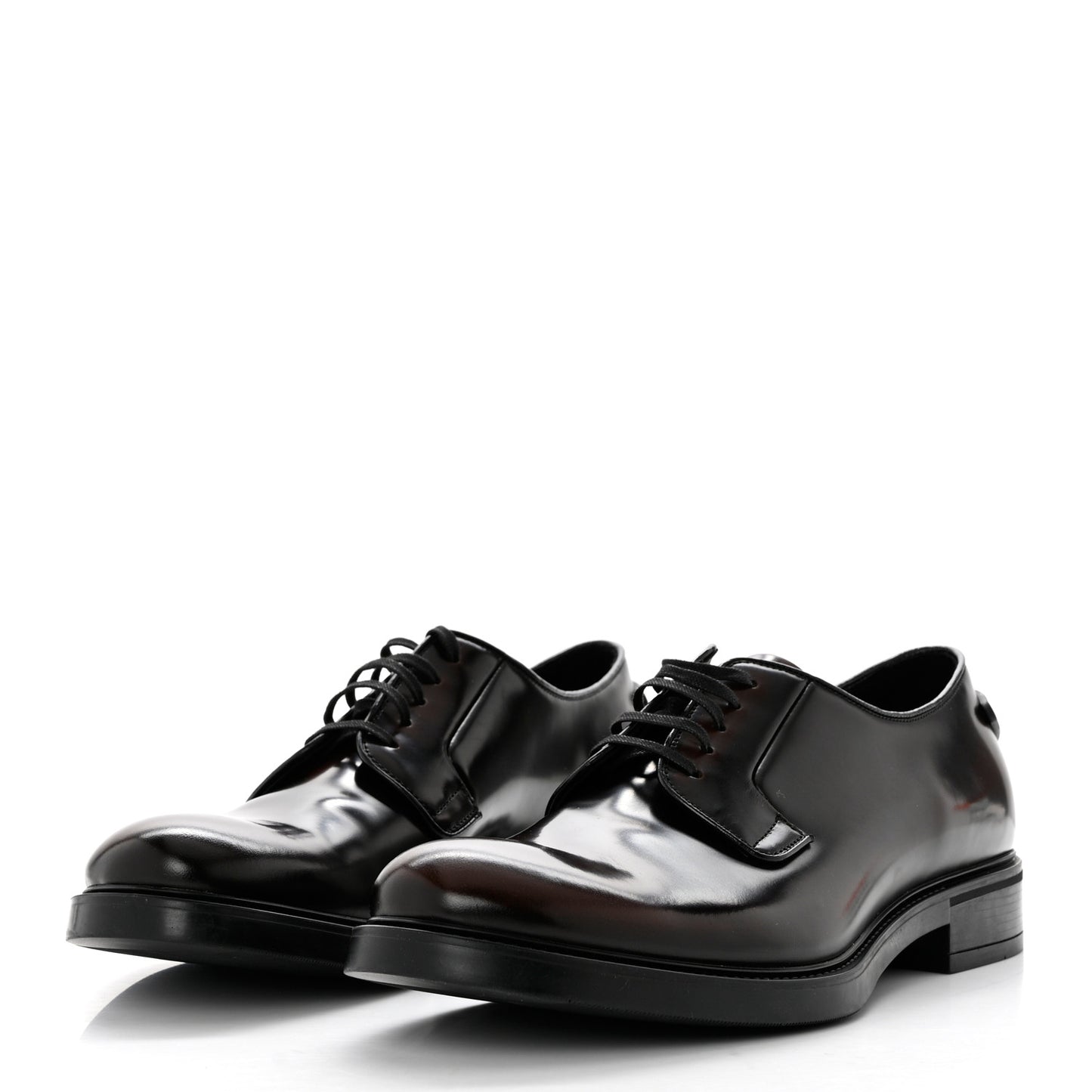 Spazzolato Lace Up Oxfords 10 Bruciato Fume