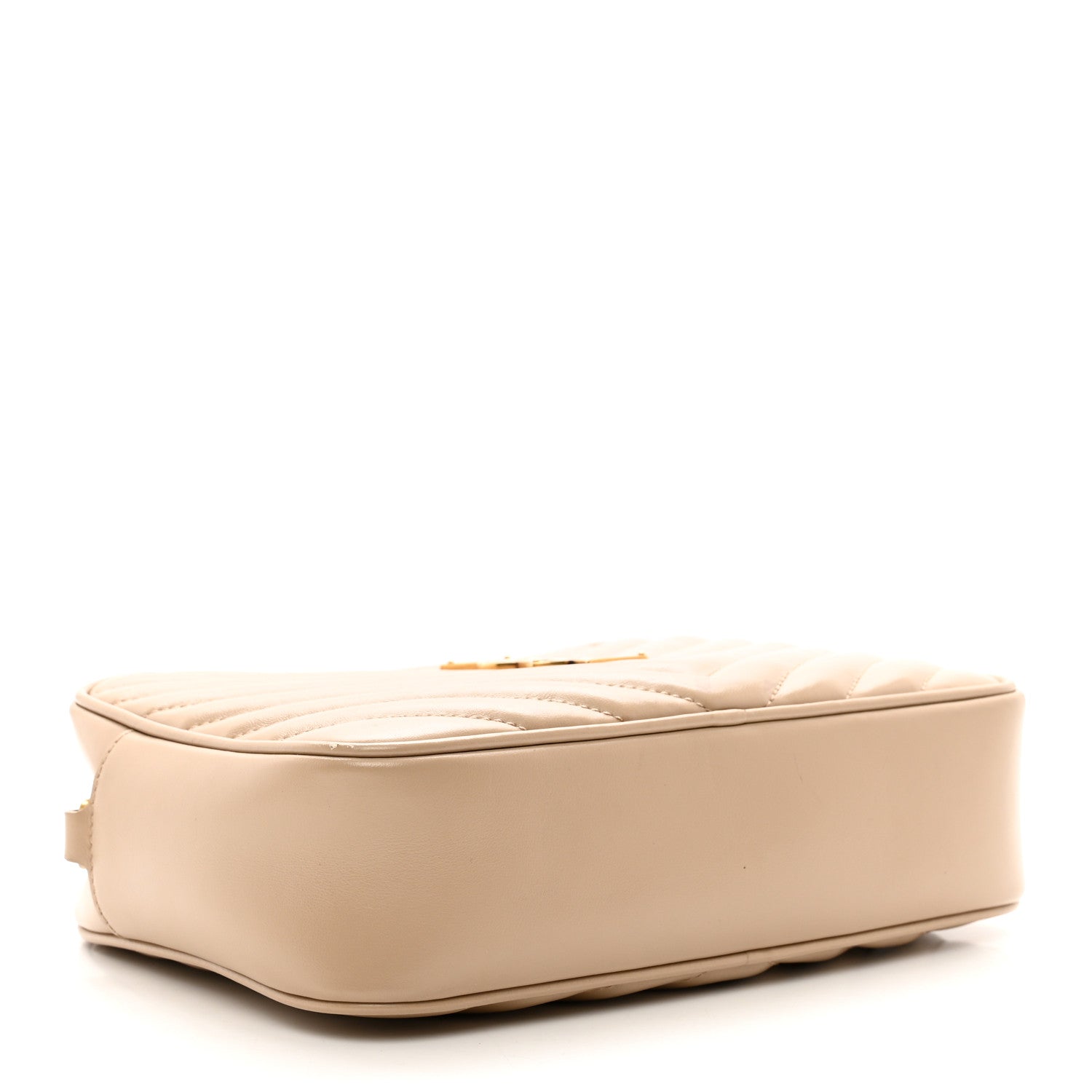 Saint Laurent Calfskin Matelasse Monogram Lou Camera Bag Dark Beige 4 of 10