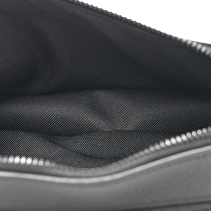 Louis Vuitton Calfskin Aerogram Alpha Wearable Wallet Black 5 of 12