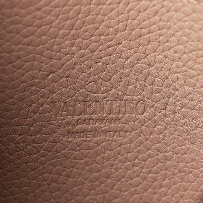 Valentino Garavani Pebbled Calfskin Medium Rockstud Flip Lock Crossbody Bag Poudre 5 of 7