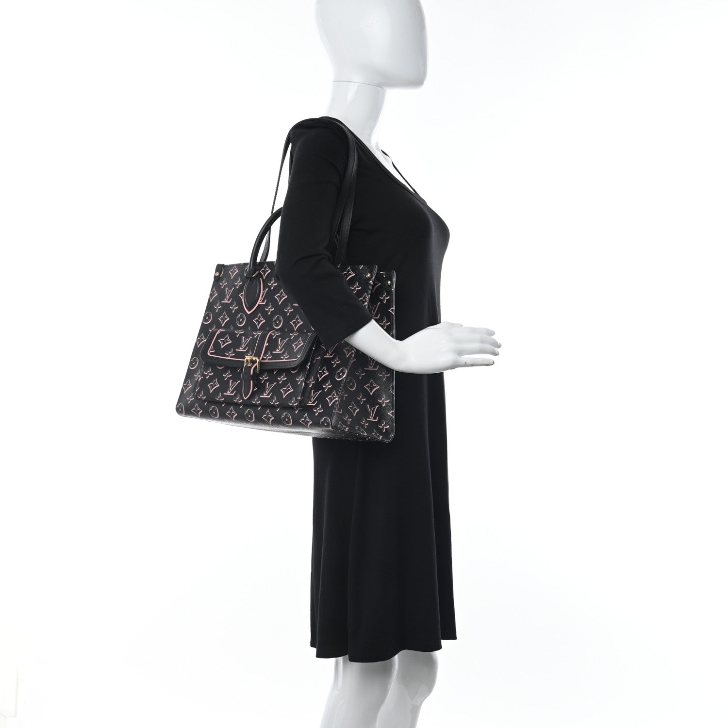 Louis Vuitton Monogram Fall for You LV Neo Onthego MM Black 2 of 9