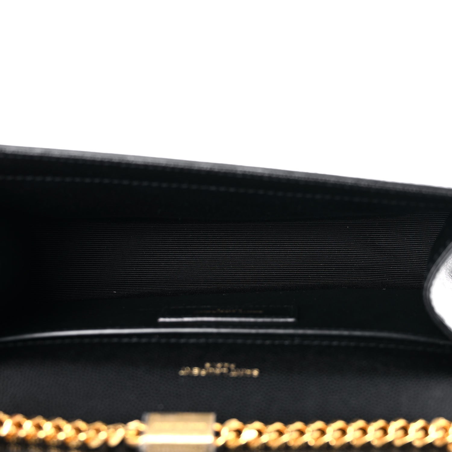 Saint Laurent Grain De Poudre Small Classic Monogram Kate Tassel Satchel Black 4 of 9