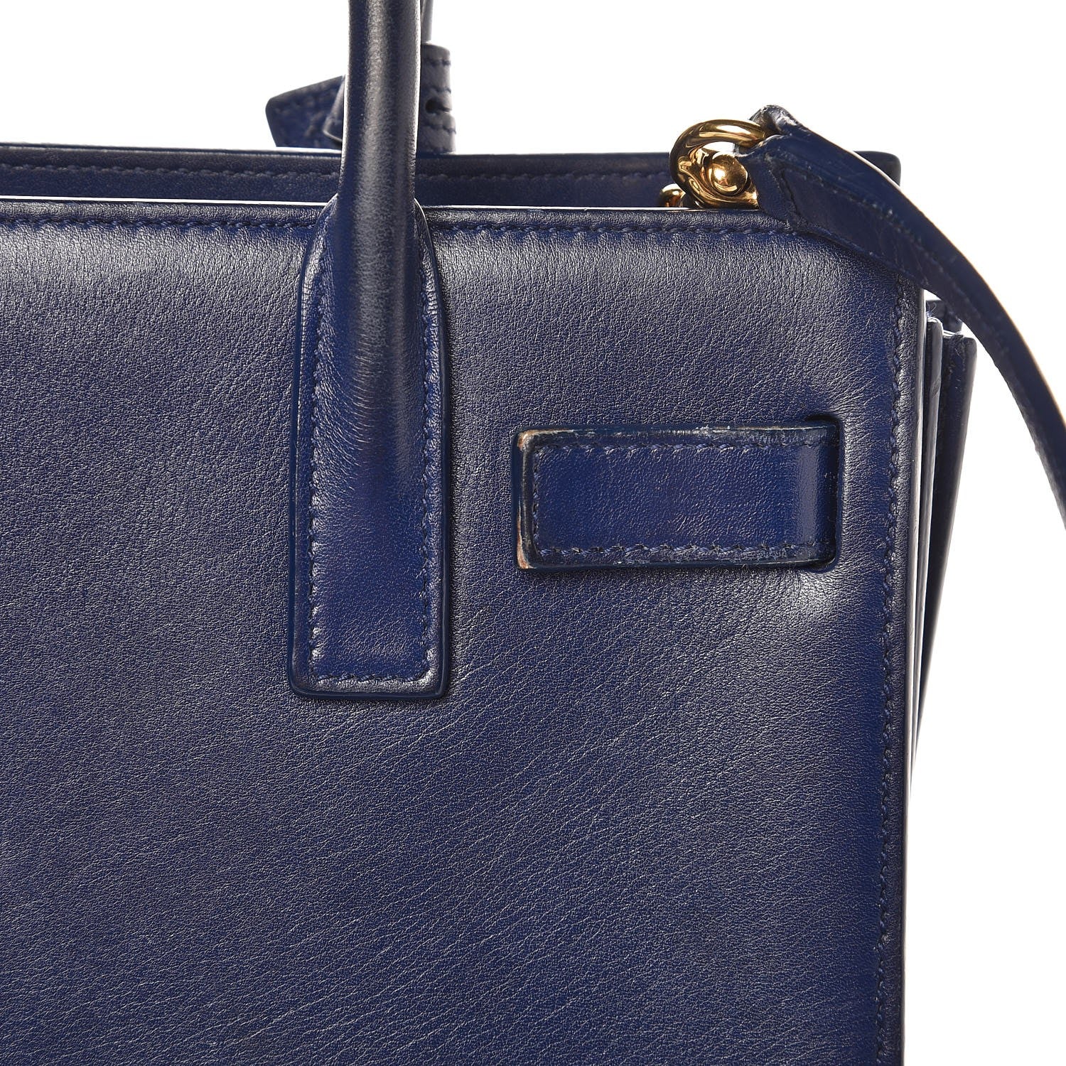 Saint Laurent Calfskin Nano Sac De Jour Dark Blue 17 of 19