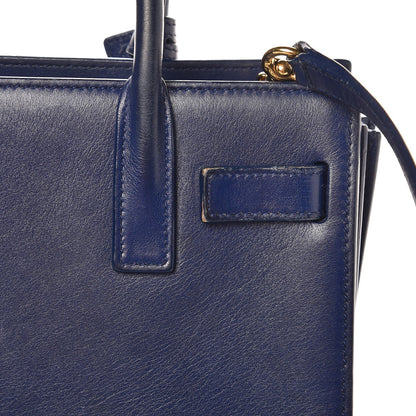 Saint Laurent Calfskin Nano Sac De Jour Dark Blue 17 of 19