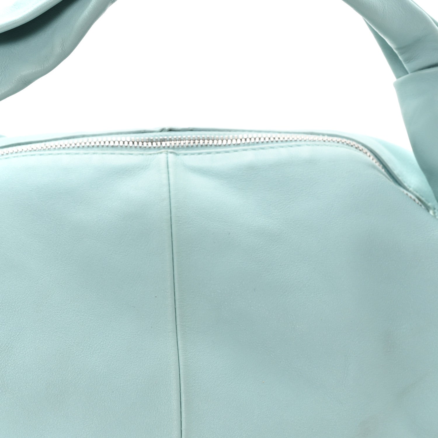 Bottega Veneta Calfskin Mini Double Knot Bag Spearmint 9 of 11