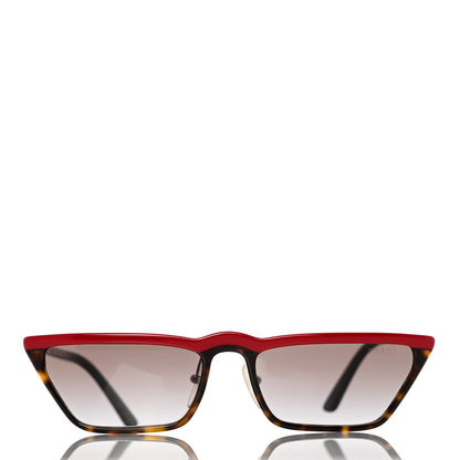 Prada Catwalk Sunglasses SPR 19U Black Red 2 of 8